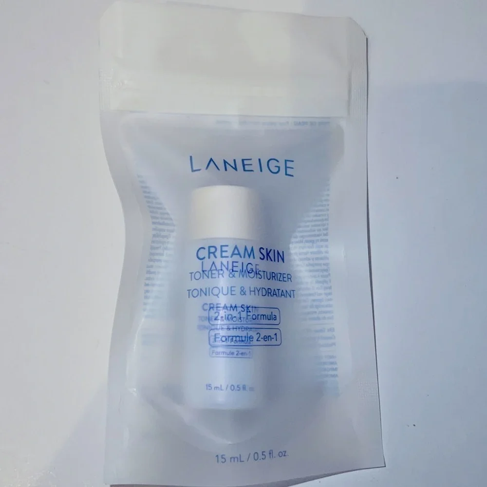 NEW Laneige Cream Skin Toner & Moisturizer deluxe sample size